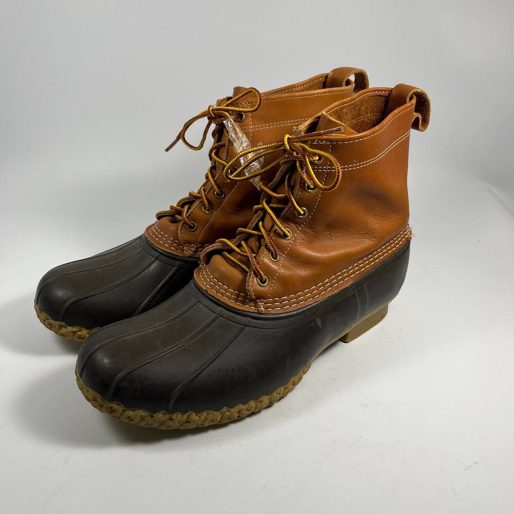 LL Bean Mens Bean Duck Boots 12 Outdoor Gorpcore Waterproof Hunting Workwear